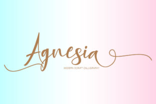 Agnesia: A Sweet and Playful Hand-Lettered Script Font