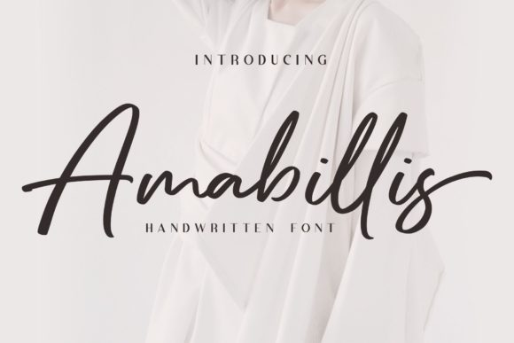 Amabillis: A Script Font with Elegance and Edge
