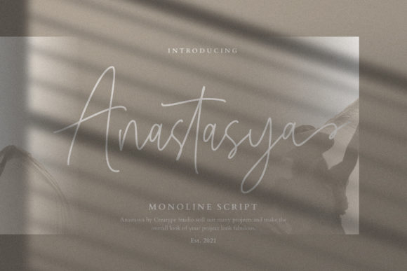 Anastasya Script: A Refined Typeface for Elegant Branding