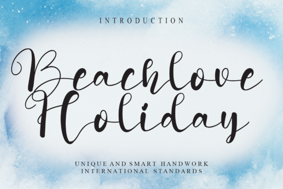 Beachlove Holiday: A Script Font for Creative Projects