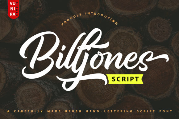 Billjones Brush: A Hand-Lettering Script for Crafters