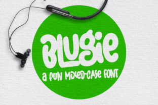 Blugie: A Playful Handwritten Font for Editorial Design