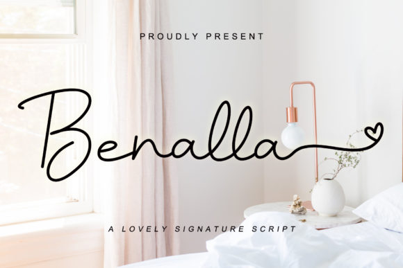 Bring Elegance to Your Creations with Benalla Font