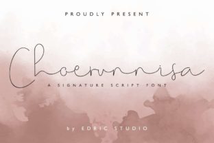 Choerunnisa: A Sweet Script Font for Engaging Campaigns