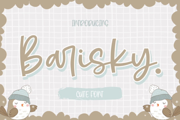 Discover Barisky Cute Script: A Font for Engaging Editorial Design