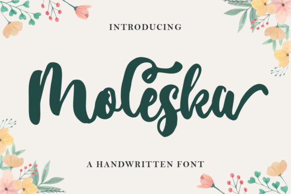 Discover the Charm of Moleska: A Versatile Handwritten Font