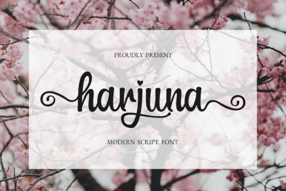Discovering Harjuna Script: A Font for Elegant Editorial Design