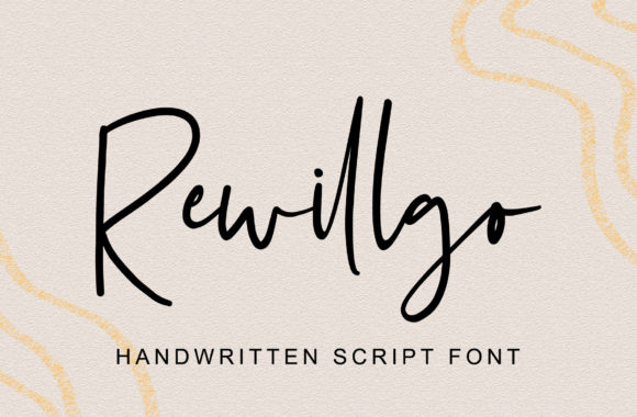 Discovering Rewillgo Script: A Perfect Font for Editorial Design