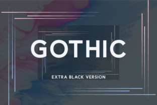 Elevate Your Brand with Gothic Extra Black Font