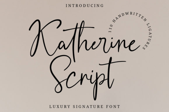 Elevate Your Brand with Katherine Script Font