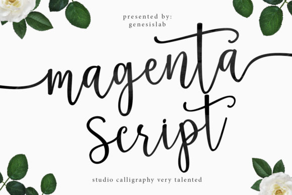 Elevate Your Brand with Magenta Script: A Modern Cursive Font