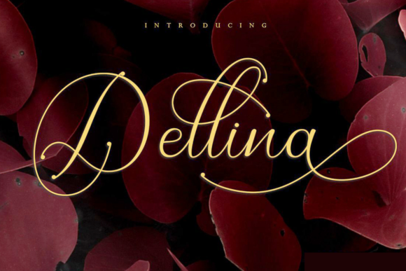 Elevate Your Editorial Design with Dellina Script Font