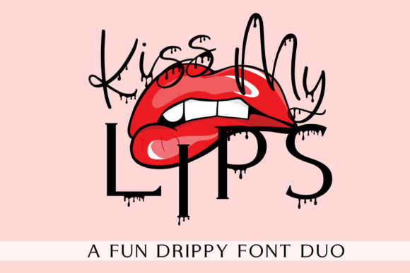 Elevate Your Editorial Design with Kiss My Lips Font