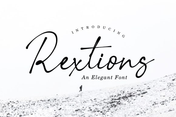 Elevate Your Editorial Design with Rextions Font