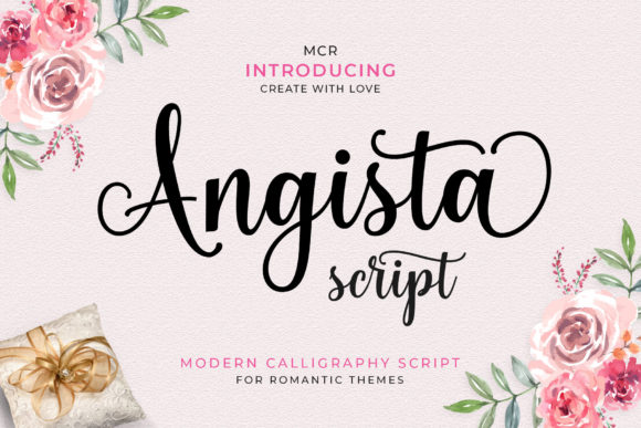 Enhance Your Brand with Angista Script Font