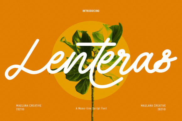 Enhance Your Brand with Lenteras Monoline Script Font