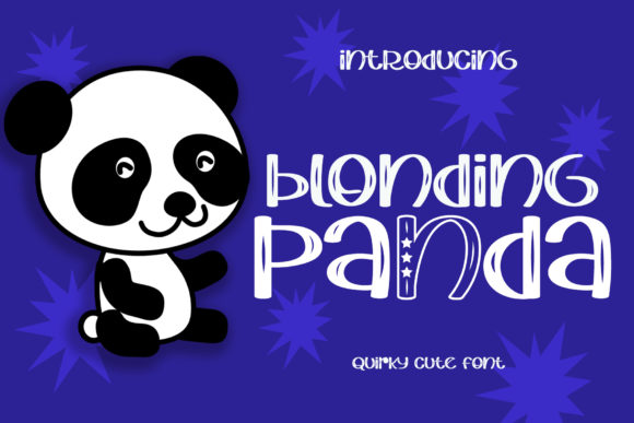 Enhance Your Brand with the Quirky Charm of Blonding Panda Font