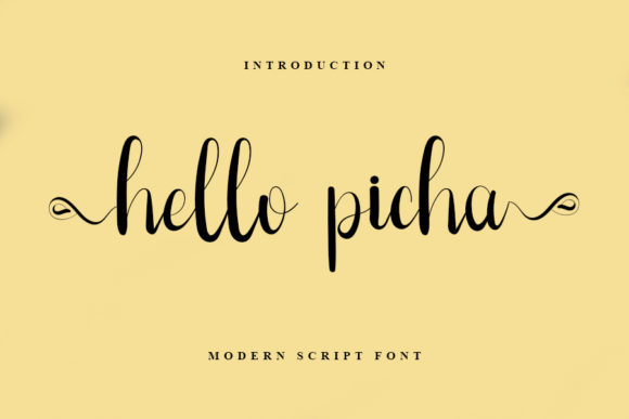 Enhance Your Campaign with Hello Picha Font