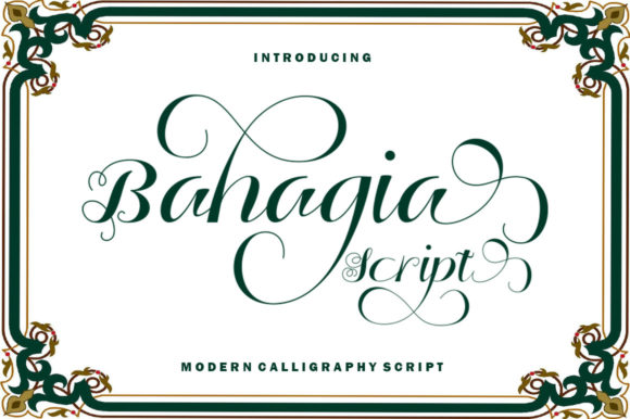 Enhance Your Craft with Bahagia Script Font