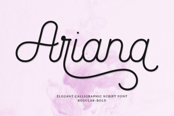 Enhance Your Creations with Ariana Script Font