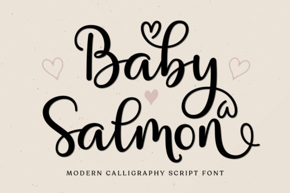 Enhance Your Web Design with Baby Salmon Script