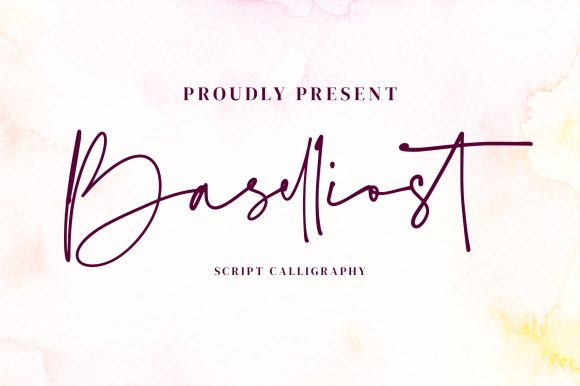 Enhance Your Web Design with Baselliost Handwritten Script