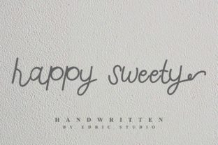 Happy Sweety: A Charming Script Font for Crafters