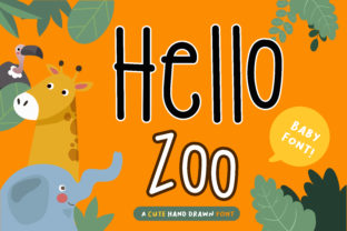 Hello Zoo: A Charming Handwritten Font for Editorial Design