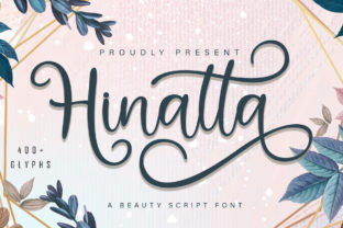 Hinatta: A Script Amp Font for Elegant Design