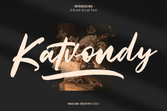 Katvondy Marker Brush Script: A Bold and Fun Handwritten Font