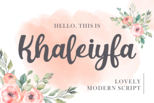Khaleiyfa: A Striking Script Font for Elegant Branding