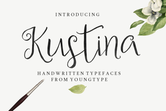 Kustina Script: A Charming Font for Engaging Campaigns