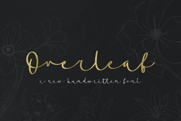 Overleaf Script: A Graceful Font for Elegant Branding