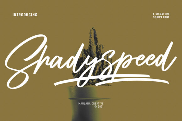 Shadyspeed Script Font: A Designer's Choice for Branding