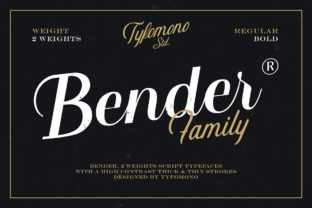 Transform Your Craft with Bender: A Playful Script Font