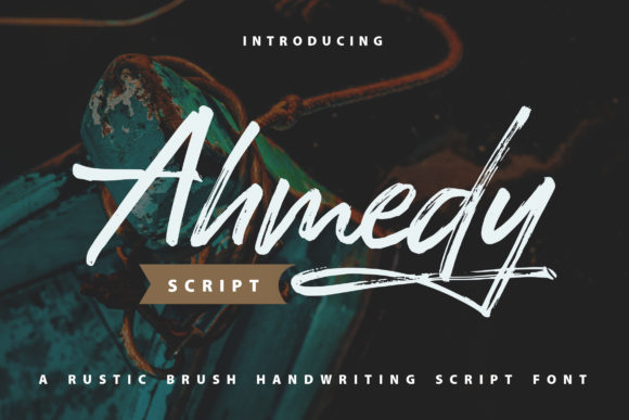 Unleash Creativity with Ahmedy Rustic Brush Script