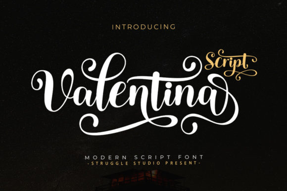 Valentina Script: A Delicate Handwritten Font for Elegant Design