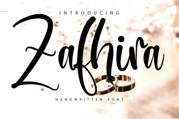 Zafhira Script: A Handwritten Font for Elegant Editorial Design